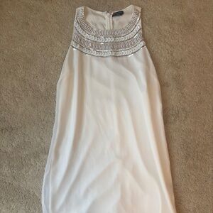 White beaded dress